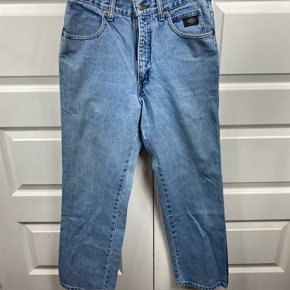 Vintage Harley Davidson Jeans Women's 8R Bootcut Medium Wash Blue Denim